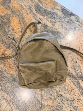 Universal Thread Olive Mini Backpack with Front Pocket